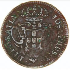 D. José I III Réis 1764, cobre